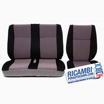 Fodera coprisedile guida con passaggio poggiatesta e fodera panchetta per Iveco Daily 2010